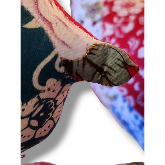 Mr. Fabric, Mandarin Duck, Floral Patchwork, Set Of 2, Rare, Stitch Work - Picture 8 of 16